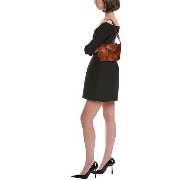 Isabella Rossetti Marie Hand Woven Leather Tote, Tan - Picture 4 of 4